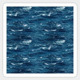 Midnight Serenade: Photorealistic Ocean Whispers Sticker